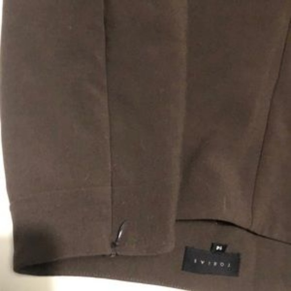 Tobias Size 14 Slim fit Dress Pants Light Brown - Picture 4 of 4